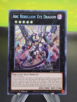 Yugioh! Arc Rebellion Xyz Dragon - PHRA-EN041 - Secret Rare - 1st NM - Image 1