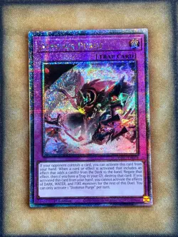 Yugioh Dominus Purge INFO-EN078 Quarter Century Secret Rare 1st Ed NM - Image 1