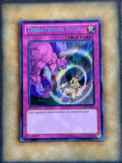 Yugioh Threatening Roar LCYW-EN297 Secret Rare 1st Ed NM - Image 1