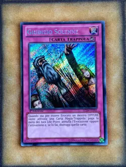 Yugioh Solemn Judgment LCJW-EN182 LCYW-IT182 Secret Rare 1st Ed ITALIAN NM - Image 1
