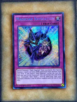 Yugioh Magician Navigation TDIL-EN071 Secret Rare 1st Ed NM - Image 1