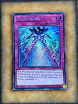 Yugioh Iron Thunder PHNI-EN080 PHNI-DE080 Secret Rare 1st Ed GERMAN NM - Image 1