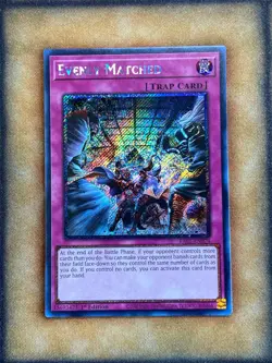 Yugioh Evenly Matched RA01-EN074 Platinum Secret Rare 1st Ed NM - Image 1