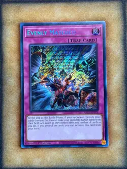Yugioh Evenly Matched RA01-EN074 Secret Rare 1st Ed NM - Image 1