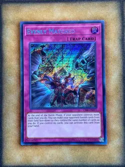 Yugioh Evenly Matched CIBR-EN077 Secret Rare NM - Image 1