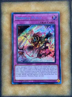 Yugioh Dominus Purge INFO-EN078 Secret Rare 1st Ed NM - Image 1
