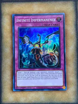 Yugioh Infinite Impermanence RA01-EN075 Super Rare 1st Ed NM - Image 1