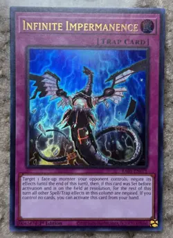 Yugioh Infinite Impermanence RA01-EN075 Super Rare 1st Ed NM - Image 1
