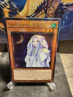 Yugioh Ghost Mourner & Moonlit Chill RA04-EN033 Quarter Century Secret Rare - Image 1
