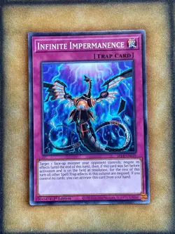 Yugioh Infinite Impermanence SR14-EN039 Common 1st Ed NM - Image 1