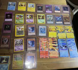 Lot Of Rare Cards (Pokemon/yugioh) Dragons And Vintage Holos And More - Image 1