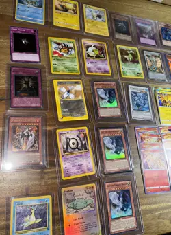 Lot Of Rare Cards (Pokemon/yugioh) Dragons And Vintage Holos And More - Image 2