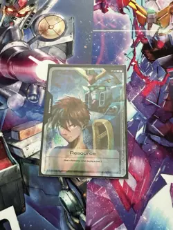 Gundam Card Game Heero Yuy Resource Non-foil Promo SDCC 2025 Tcg Gcg - Image 1