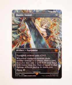 Buster Sword MTG Final Fantasy Borderless Mythic Regular Card - Image 1