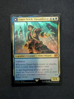 Emet-Selch Unsundered Foil Card Final Fantasy Magic the Gathering NM Condition - Image 1