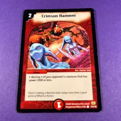Duel Masters TCG Card Crimson Hammer 73/110 TCG 2004 Wizards Of The Coast WOTC - Image 1