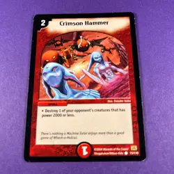 Duel Masters TCG Card Crimson Hammer 73/110 TCG 2004 Wizards Of The Coast WOTC - Image 2