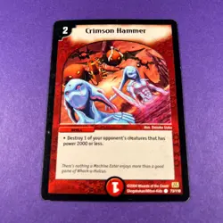 Duel Masters TCG Card Crimson Hammer 73/110 TCG 2004 Wizards Of The Coast WOTC - Image 1