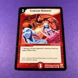 Duel Masters TCG Card Crimson Hammer 73/110 TCG 2004 Wizards Of The Coast WOTC - Image 2