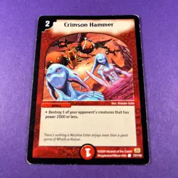 Duel Masters TCG Card Crimson Hammer 73/110 TCG 2004 Wizards Of The Coast WOTC - Image 2