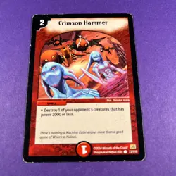 Duel Masters TCG Card Crimson Hammer 73/110 TCG 2004 Wizards Of The Coast WOTC - Image 1
