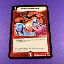 Duel Masters TCG Card Crimson Hammer 73/110 TCG 2004 Wizards Of The Coast WOTC - Image 2