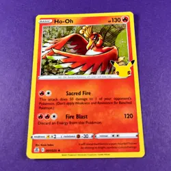 Ho-oh 001/025 Holo Rare Celebrations Pokemon Card Trading Card TCG - Image 2