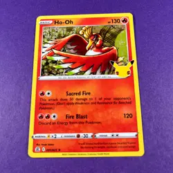 Ho-oh 001/025 Holo Rare Celebrations Pokemon Card Trading Card TCG - Image 1