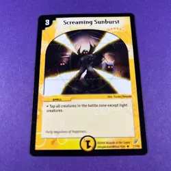 Duel Masters Trading Card Game Screaming Sunburst 17/55 Creature 2004 WOTC - Image 1