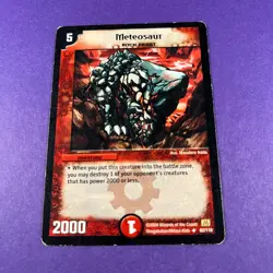 Duel Masters TCG Card Meteosaur 82/110 Trading Card TCG 2004 WOTC - Image 2