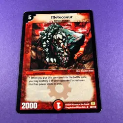 Duel Masters TCG Card Meteosaur 82/110 Trading Card TCG 2004 WOTC - Image 3