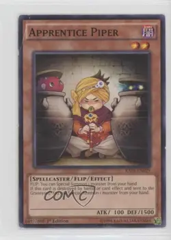 Apprentice Piper 1st Ed. YuGiOh Raging Tempest #RATE-EN054 06pr - Image 1