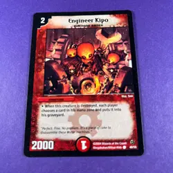 Duel Masters 40/55 Kipo The Engineer Trading Card Vintage 2004 TCG WOTC - Image 1