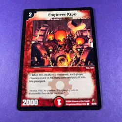 Duel Masters 40/55 Kipo The Engineer Trading Card Vintage 2004 TCG WOTC - Image 2