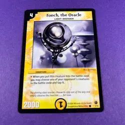 Duel Masters Trading Card Game Fonch, The Oracle 3/55 Creature 2004 WOTC - Image 1
