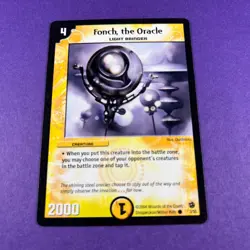Duel Masters Trading Card Game Fonch, The Oracle 3/55 Creature 2004 WOTC - Image 2