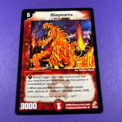 Duel Masters Trading Card Game Magmarex 43/55 Creature 2004 WOTC Wizards - Image 1