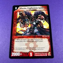 Duel Masters Trading Card Game Blasto, Explosive Soldier 40/55 Creature - Image 2