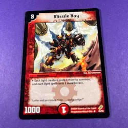 Duel Masters Trading Card Game Missile Boy 45/55 Creature 2004 WOTC Wizards - Image 2
