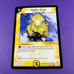 Duel Masters Trading Card Game Amber Grass 7/55 Creature 2004 Wizards Coast WOTC - Image 2