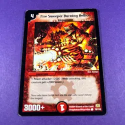 Duel Masters TCG Card Fire Sweeper Burning Hellion 78/110 Trading Card TCG - Image 3