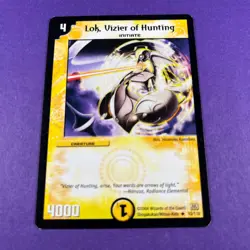 Duel Masters TCG Card Lok, Vizier Of Hunting 12/110 Trading Card Wizards TCG - Image 1