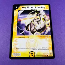 Duel Masters TCG Card Lok, Vizier Of Hunting 12/110 Trading Card Wizards TCG - Image 2