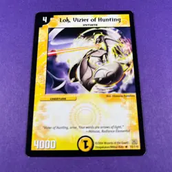 Duel Masters TCG Card Lok, Vizier Of Hunting 12/110 Trading Card Wizards TCG - Image 3