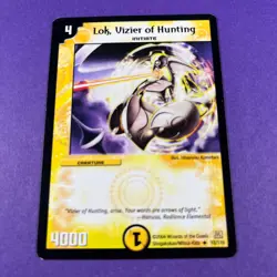 Duel Masters TCG Card Lok, Vizier Of Hunting 12/110 Trading Card Wizards TCG - Image 2