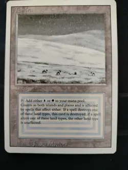 Tundra Revised Edition MTG Magic The Gathering - Image 1