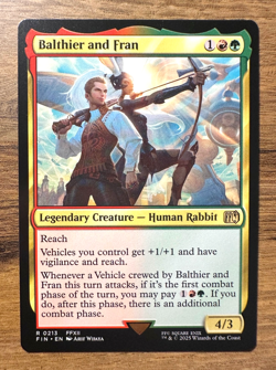 Magic MTG Final Fantasy Balthier and Fran #213 FIN *NON-FOIL* Rare - Image 1