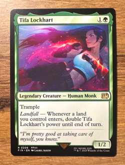 Magic MTG Final Fantasy Tifa Lockhart #206 FIN *NON-FOIL* Rare - Image 1