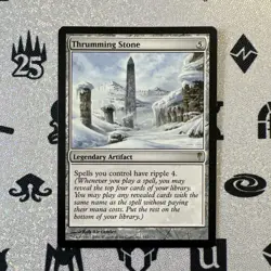 MTG Thrumming Stone #142 Coldnsap Legendary Artifact Magic The Gathering LP - Image 2