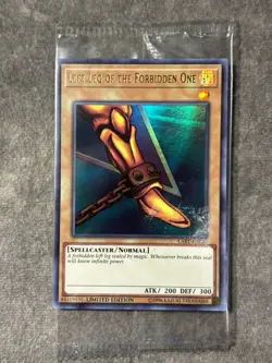 Yugioh SEALED Left Leg of the Forbidden One LART-EN003 Ultra Rare Limited Ed!! - Image 1